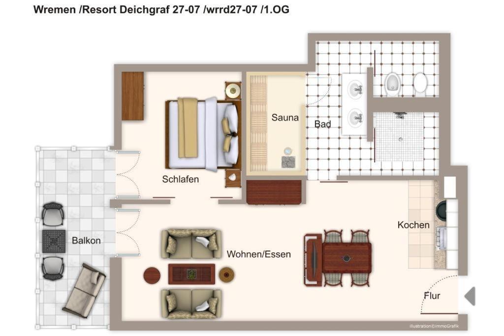 Resort Deichgraf Resort Deichgraf 27-07 Wremen Dış mekan fotoğraf